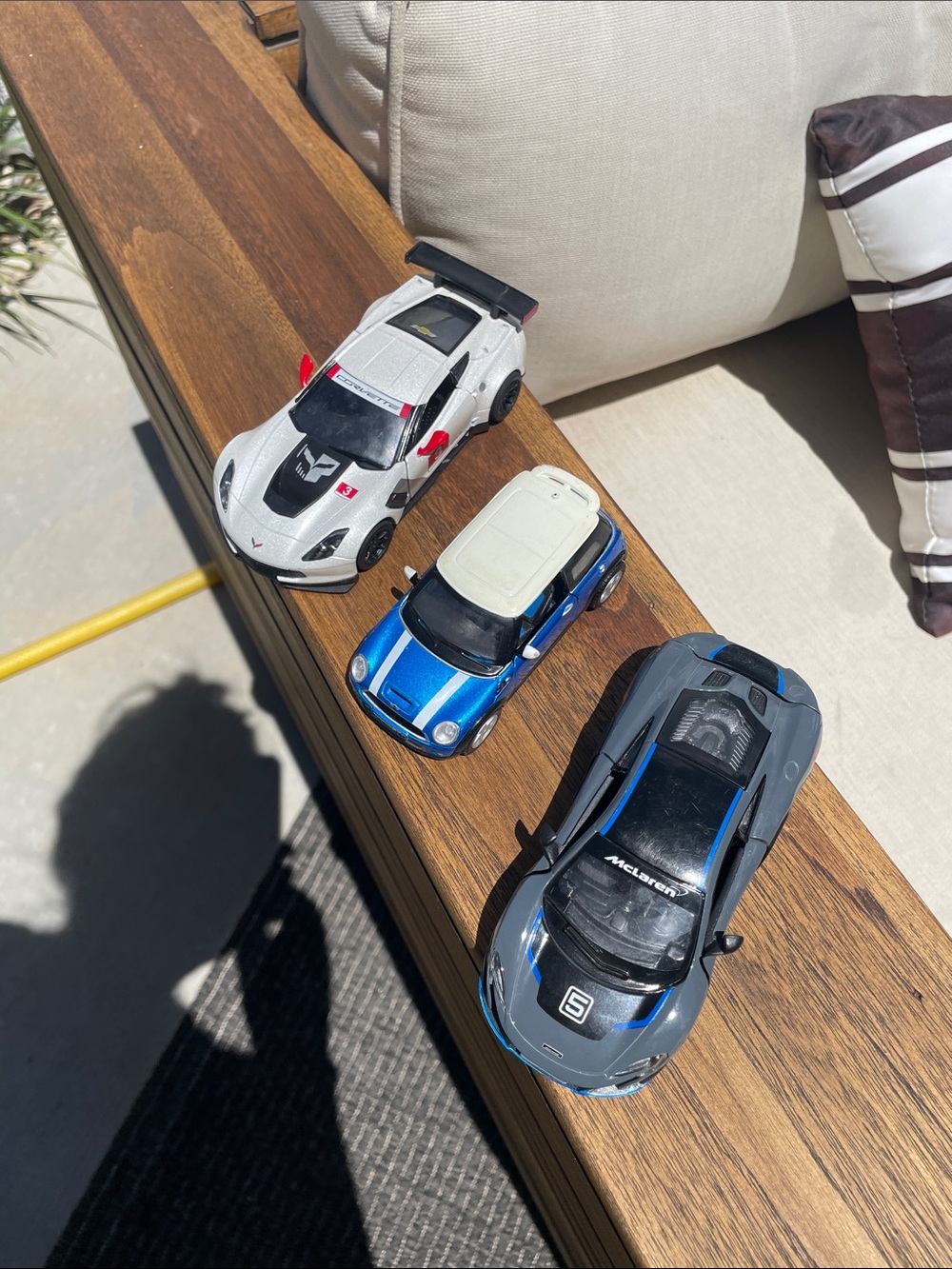 Blue, White & Gray Toy Car Set – Die-Cast Collectible Vehicles for Kids